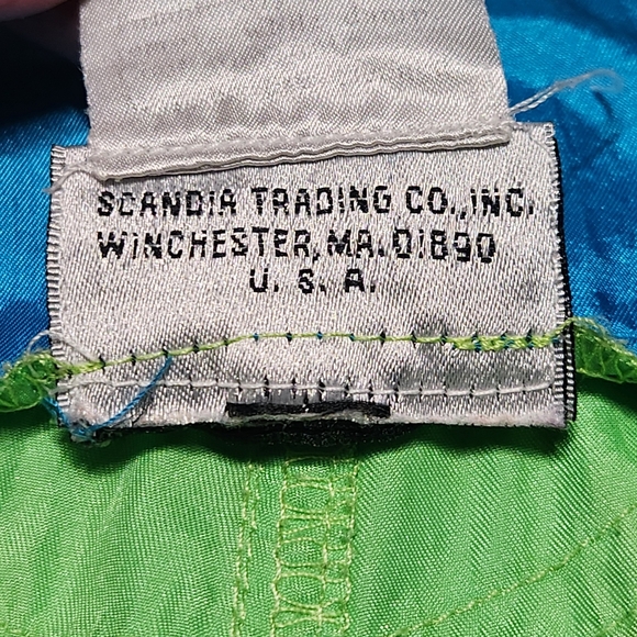 Vintage Skyr Neon Green Athletic Shorts  Size Large  Braided Drawstring *Rare* - Picture 10 of 10